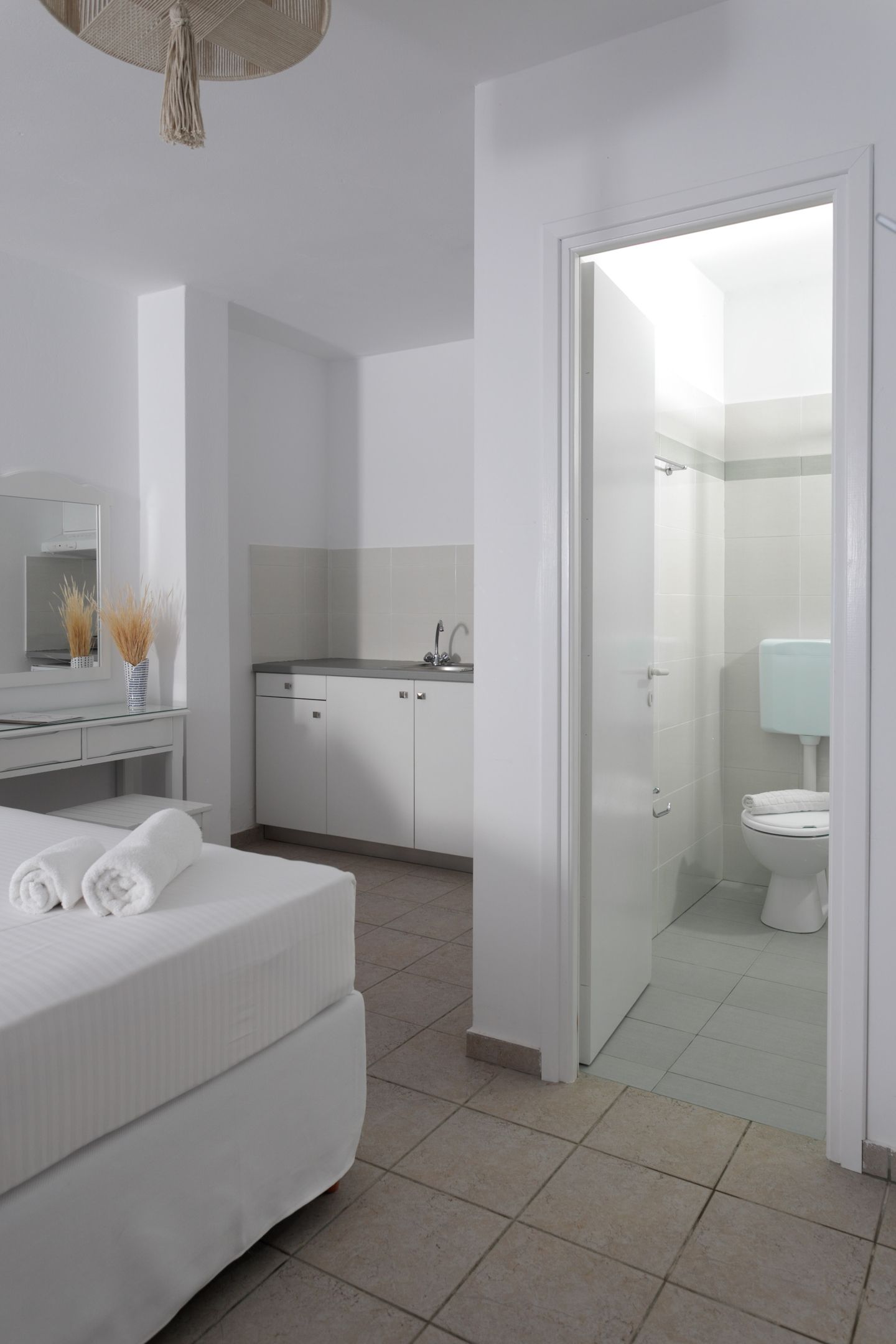 Basement Triple Studio with Patio