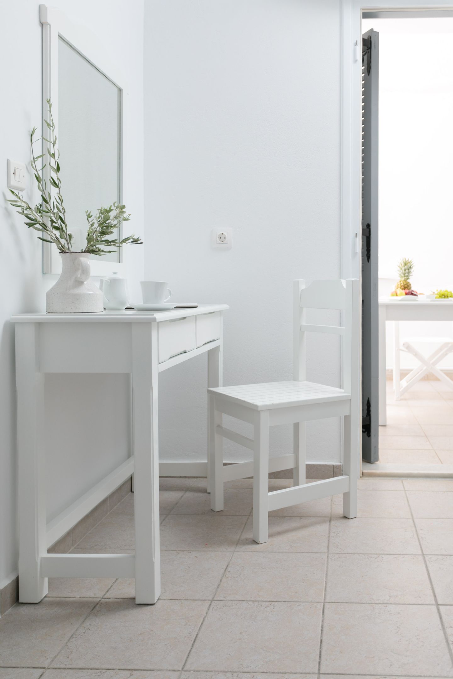 Basement Triple Studio with Patio