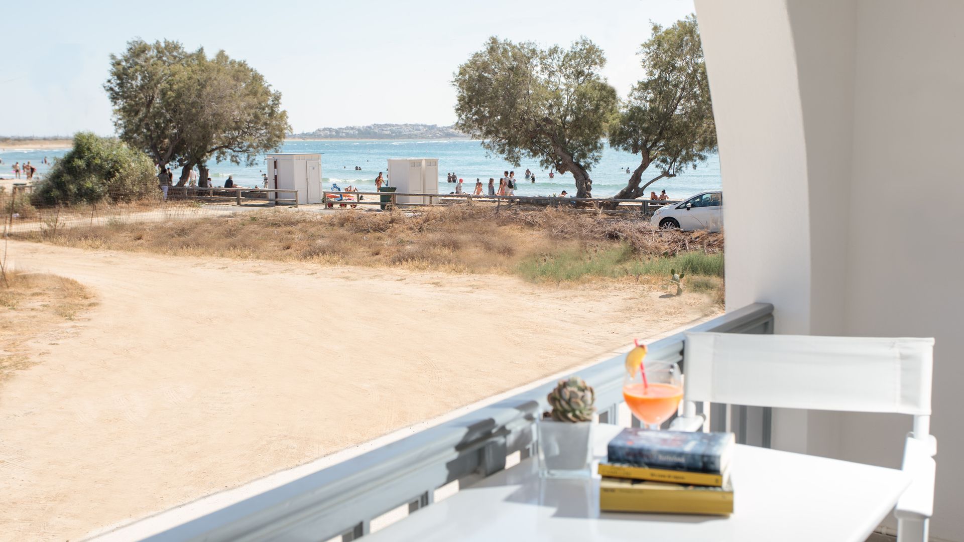 Superior Double Studio on medium or top floor with Balcony partial Sea View