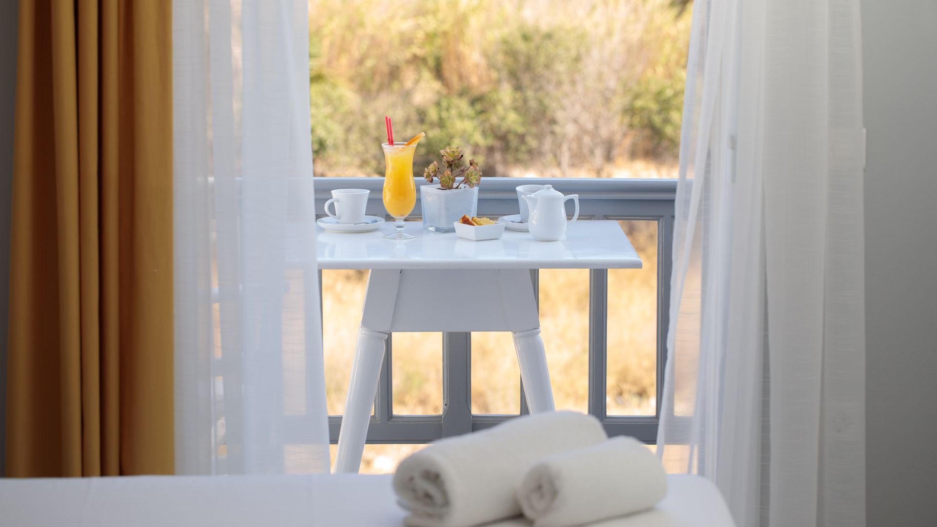 Superior Double Studio on medium or top floor with Balcony partial Sea View