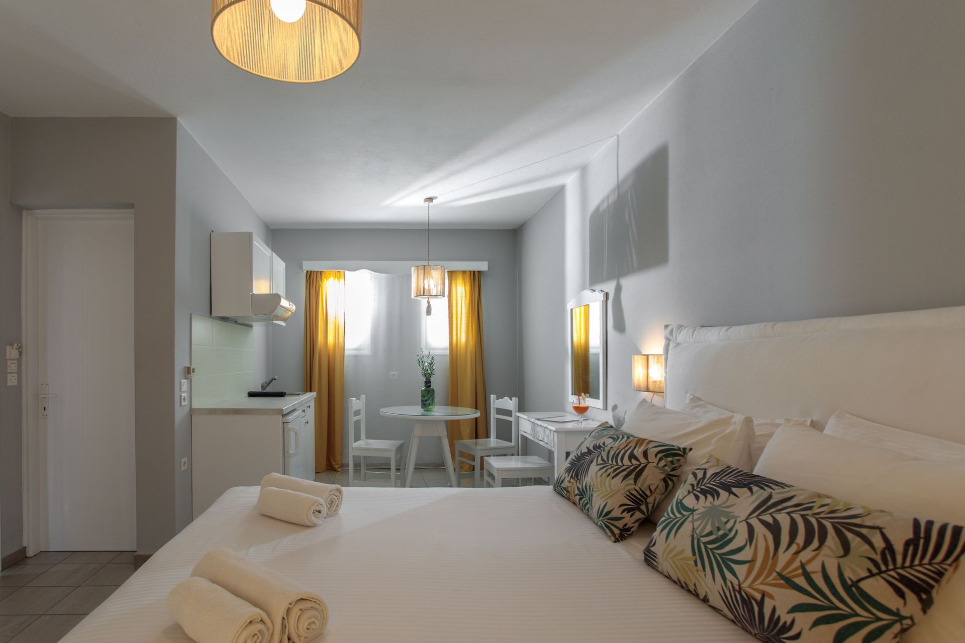 Superior Double Studio on middle (1st) or top floor (2nd) with Balcony partial Sea View