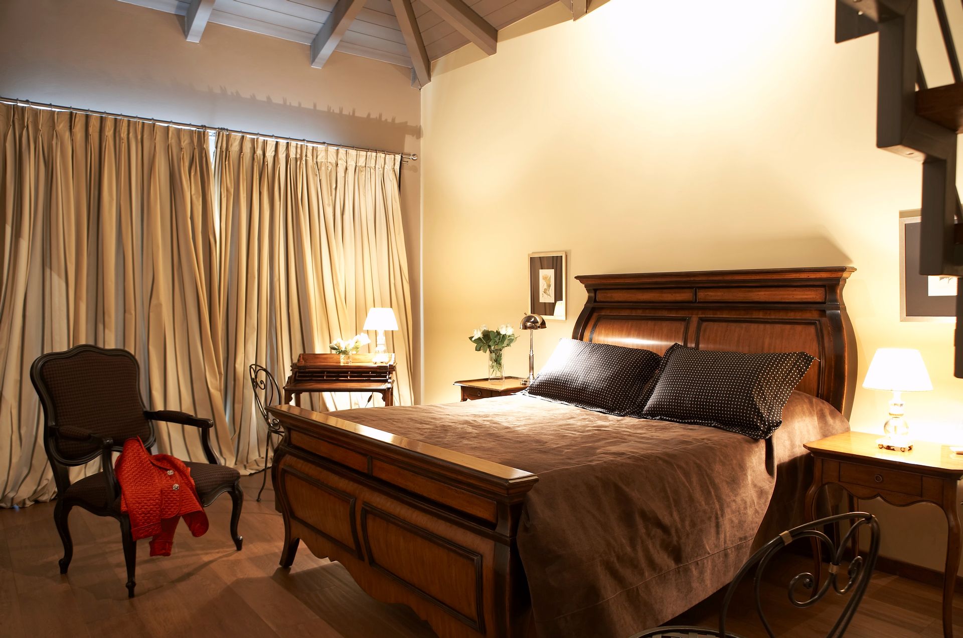 Premium Double Room with Attic and Fireplace