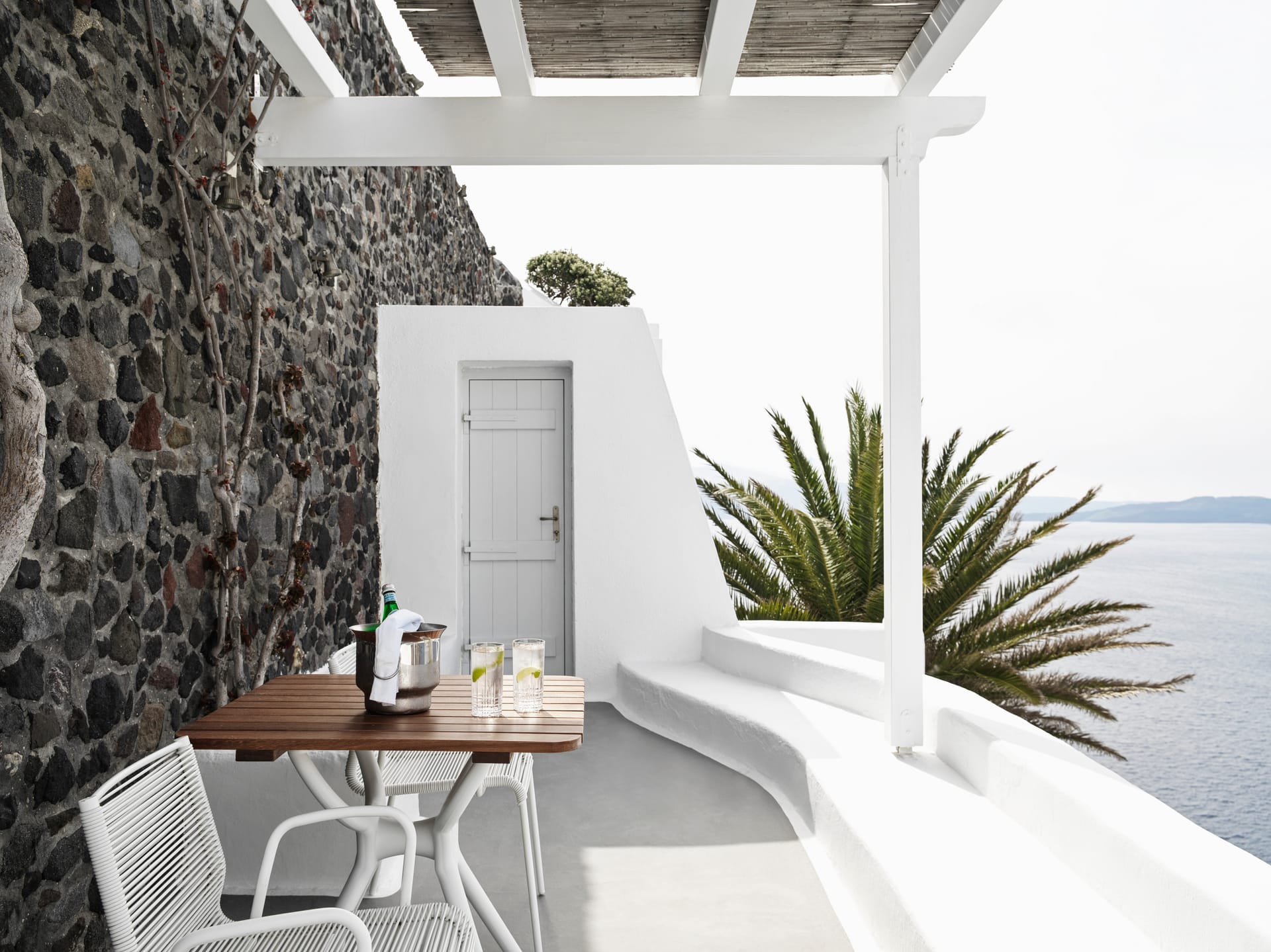 Katikies Suite with open air jetted tub