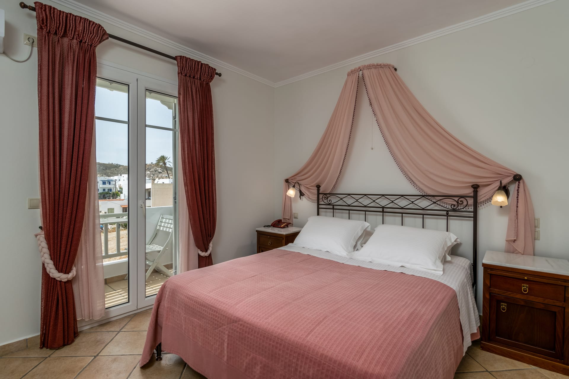 Double Partial Sea View Room with balcony