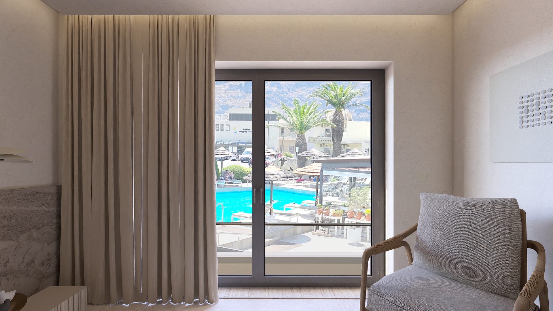 Deluxe Room with Pool View