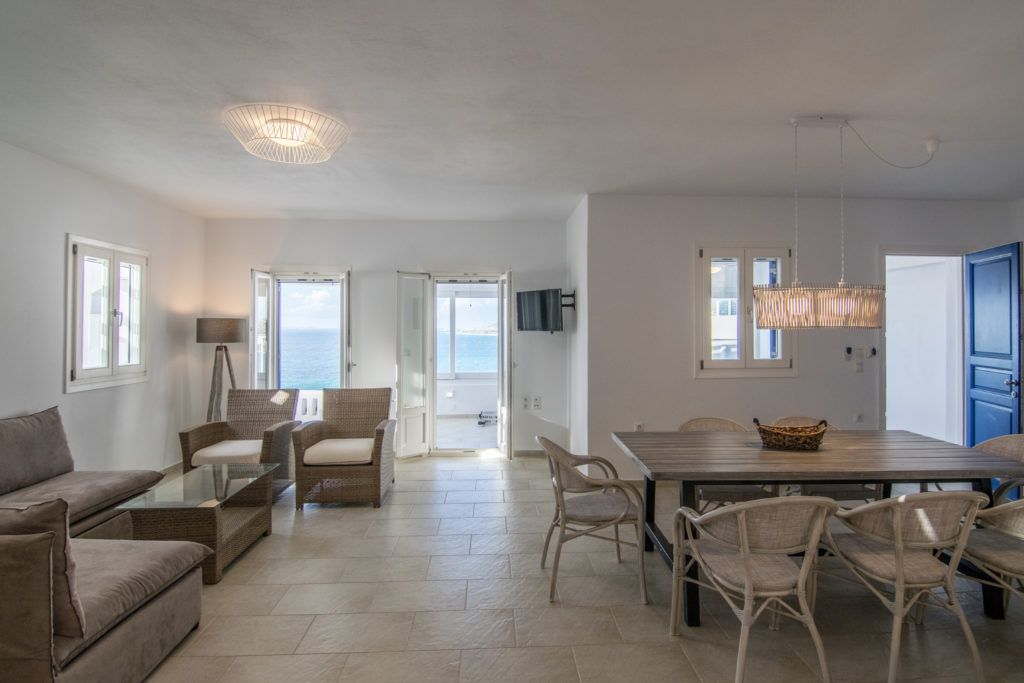 Kouros | Villa Semi Private Pool with Sea View