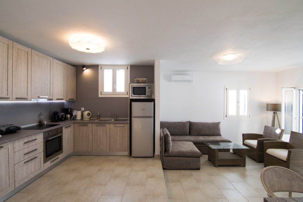 Kouros | Villa Semi Private Pool with Sea View