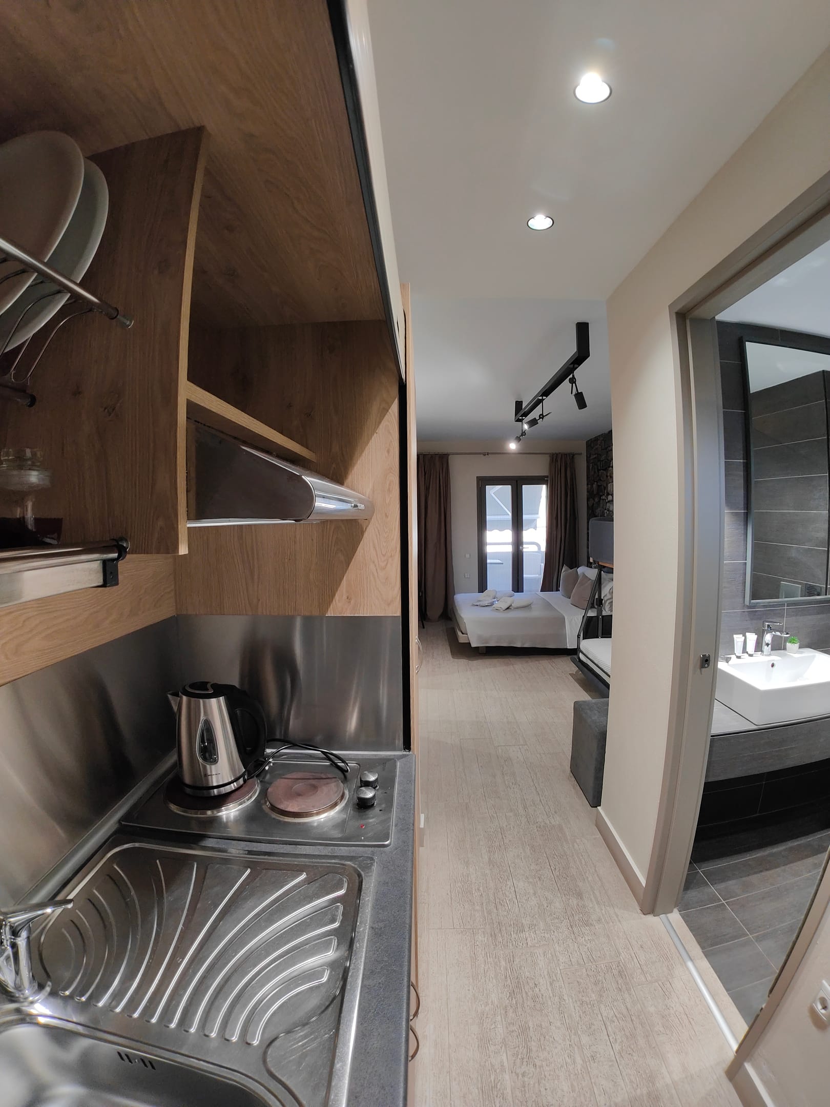 Studio with Side Sea View