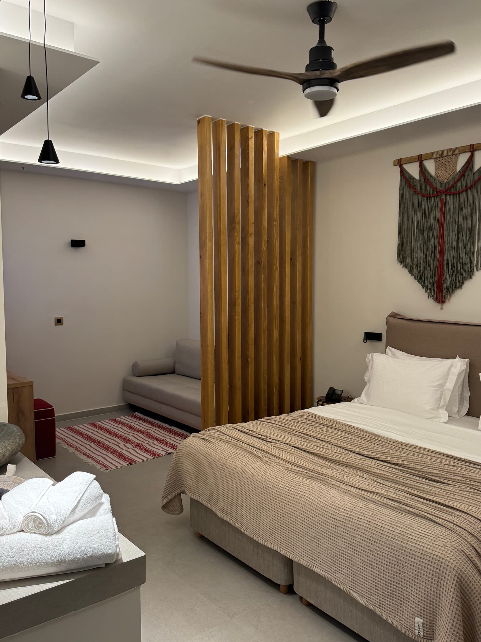 Cozy Double Room with Land View