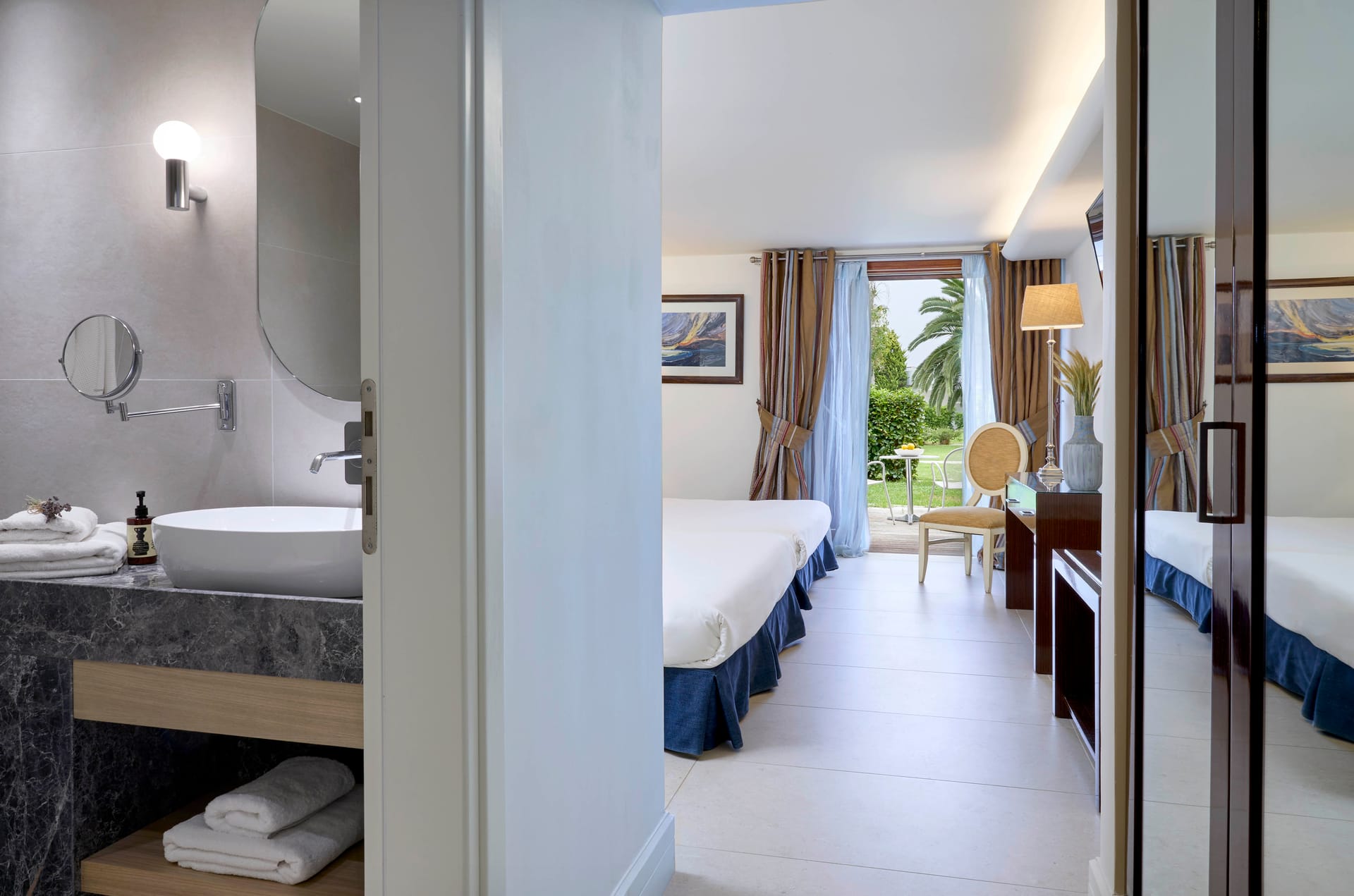 Family Room with Private Garden