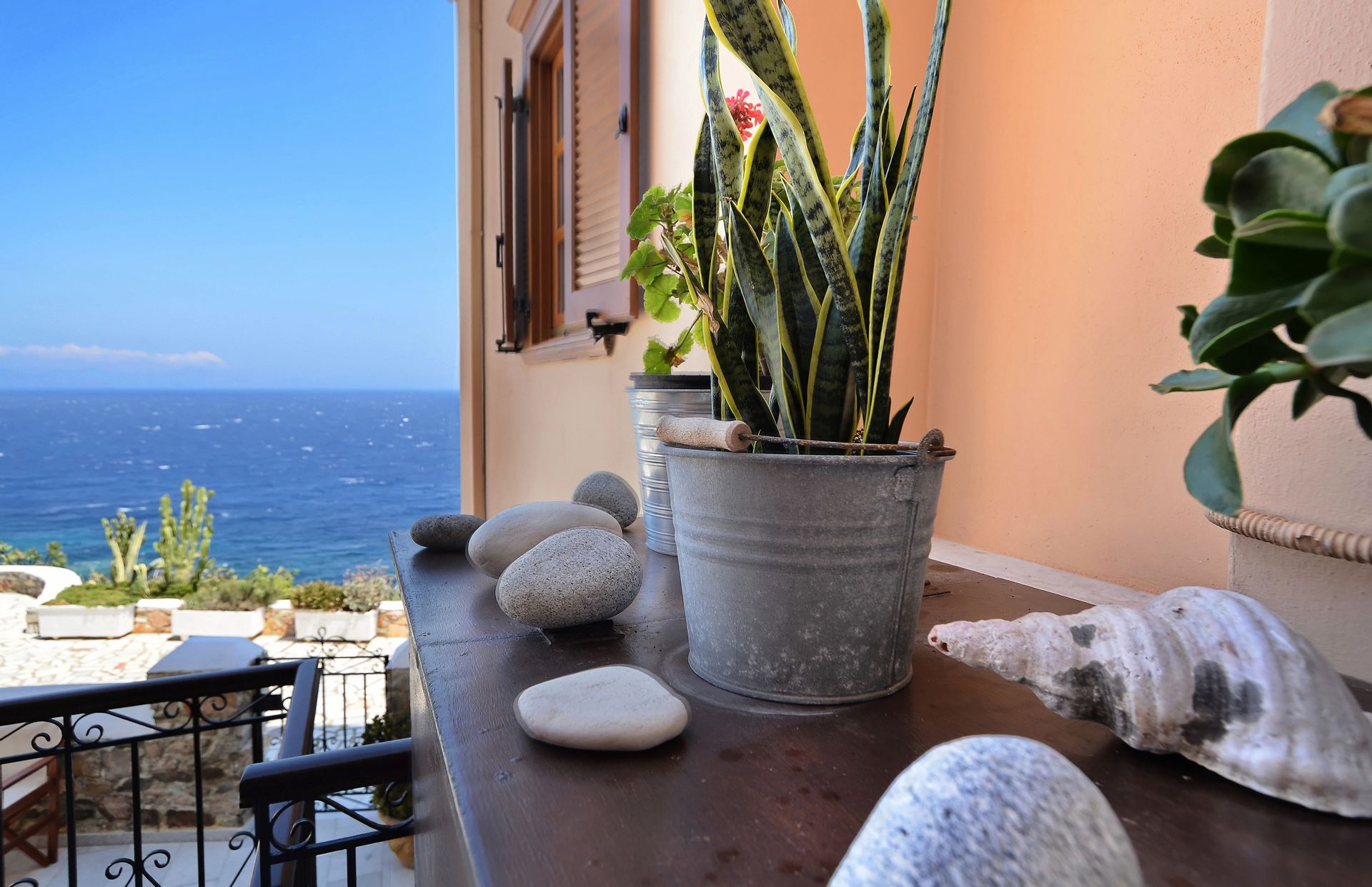 Home-Superior twin room sea view with yard