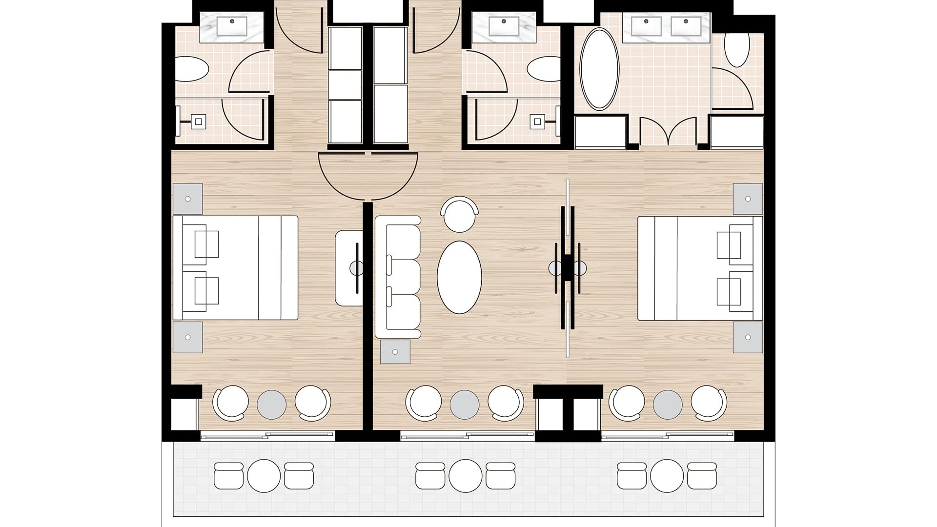 2 Bedroom Luxury Suite