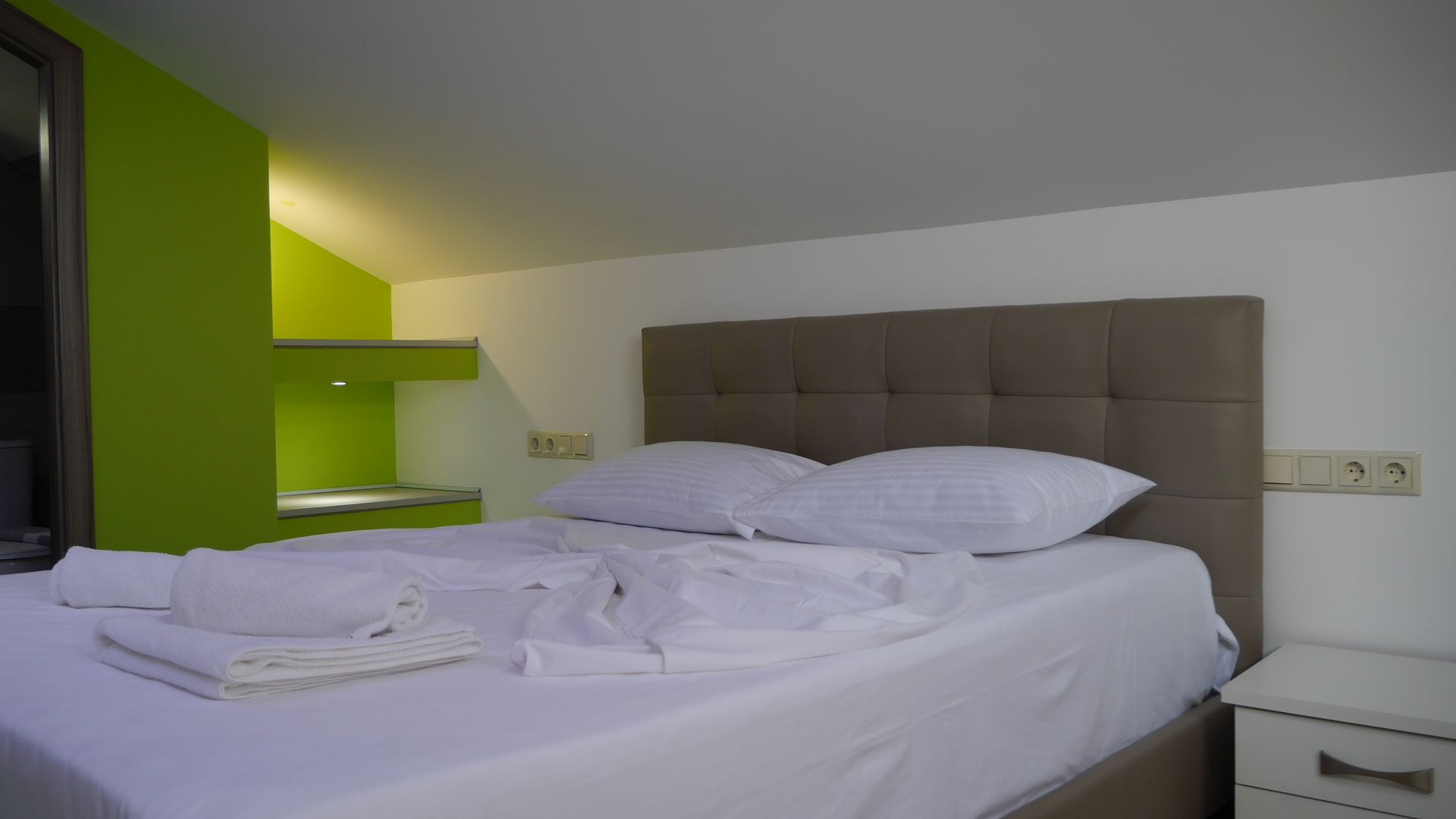 Attic with Mountain View