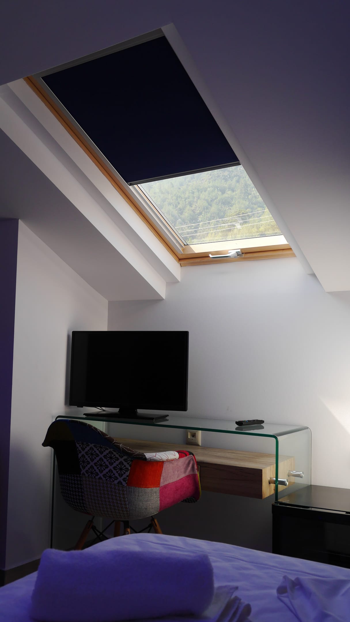 Attic with Mountain View