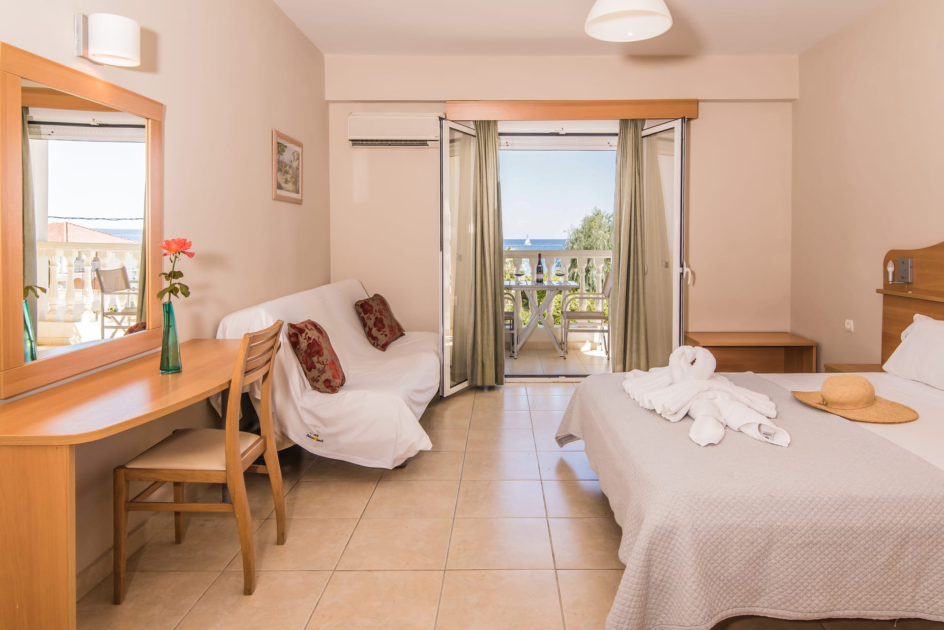 Family Room with Side Sea View