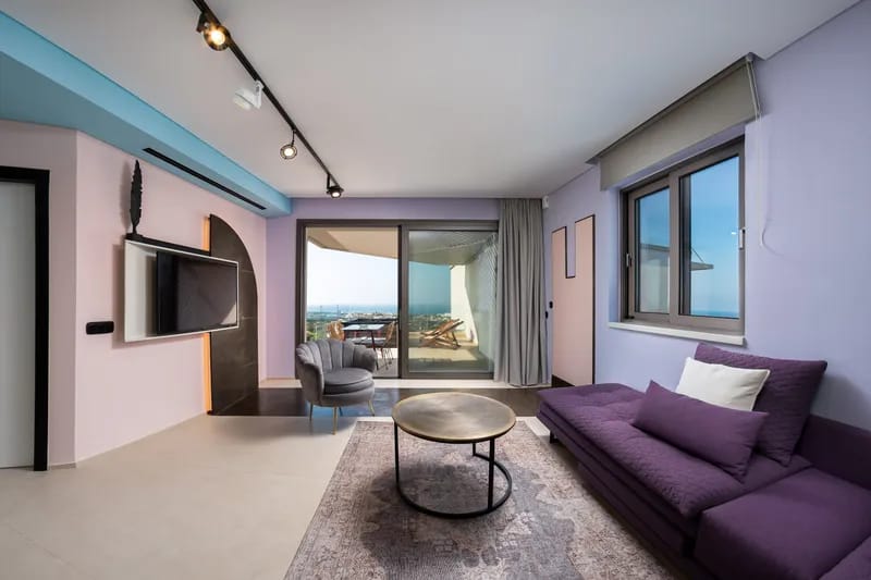 Two Bedroom Sea View Suite with outdoor hot tub