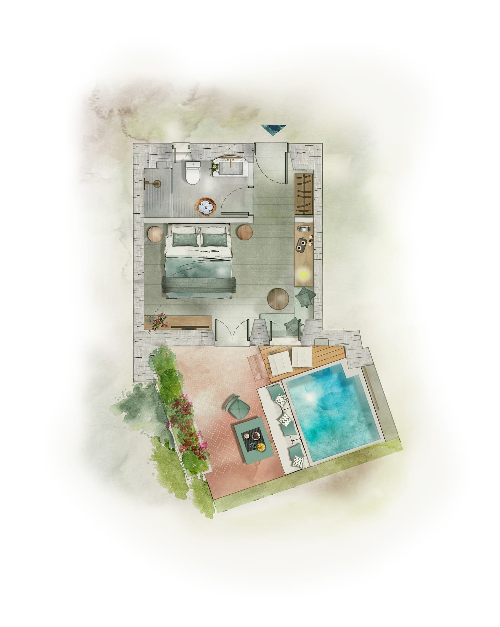 Sea View Room with Plunge Pool