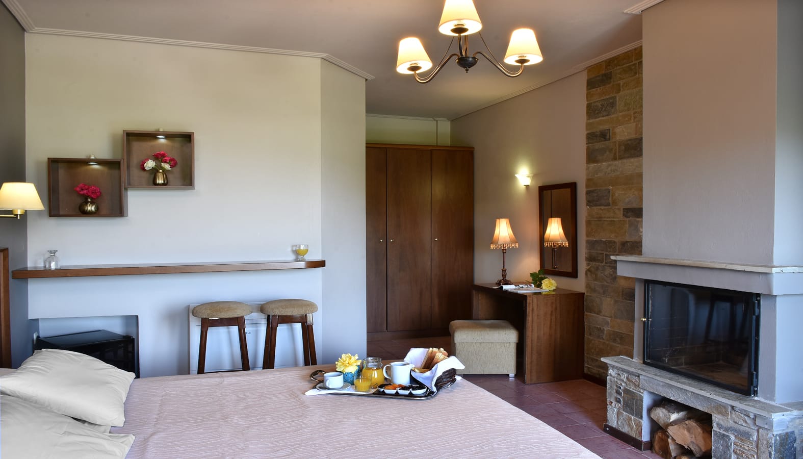 Superior Double με τζάκι