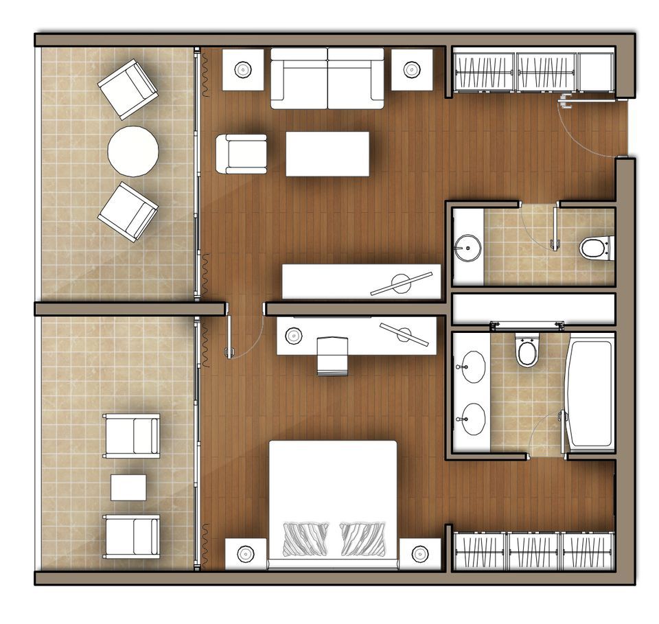 Suite Sea or Marina View