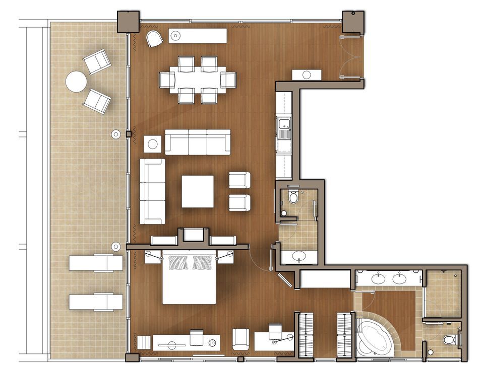Presidential Suite Garden &amp; Sea View