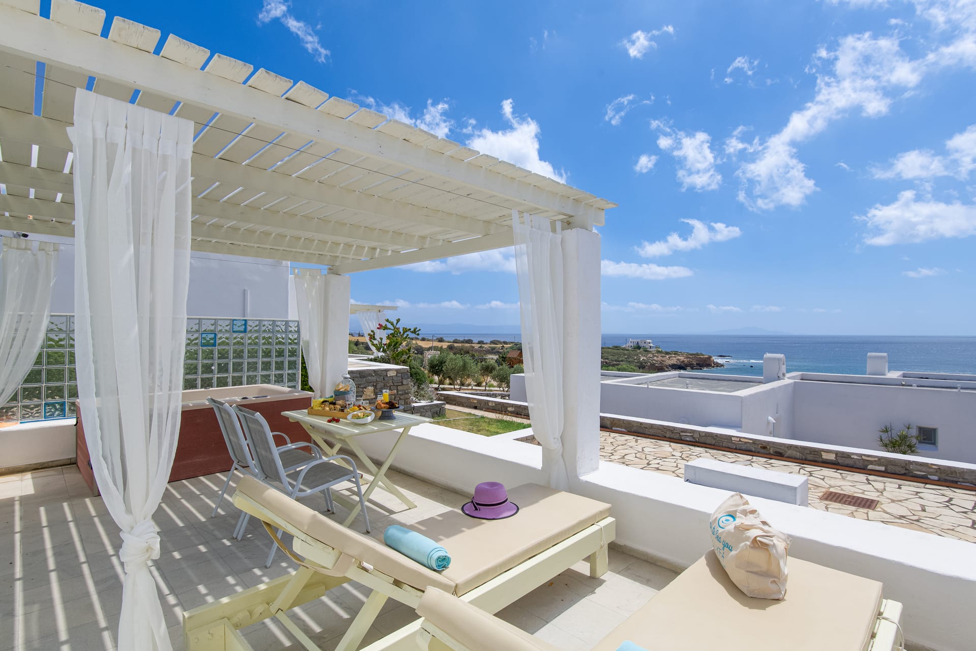 Deluxe Double Sea View with Exterior Private Mini Spa