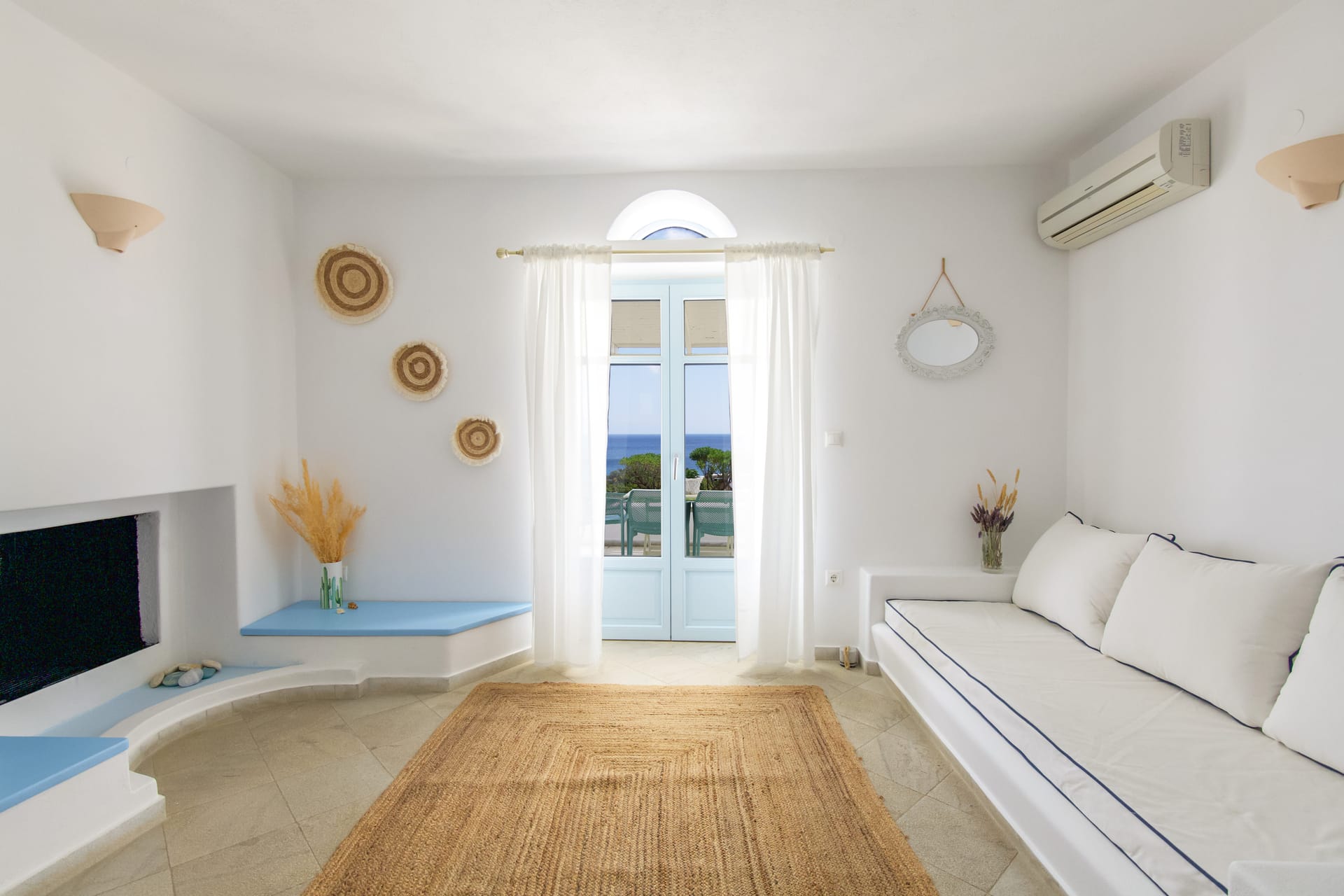 Superior Triple Sea View Apartment with Exterior Private Mini Spa