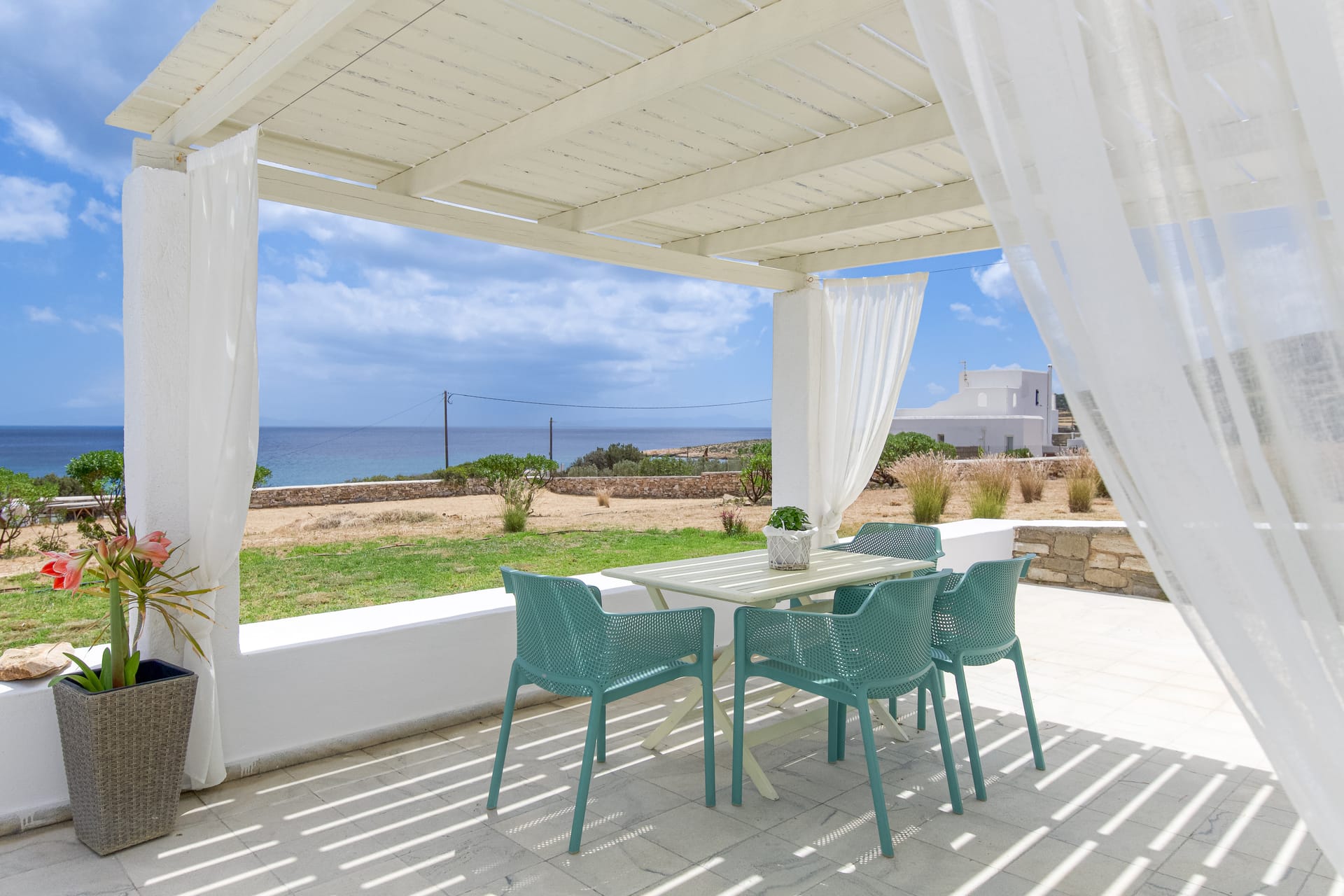 Superior Triple Sea View Apartment with Exterior Private Mini Spa