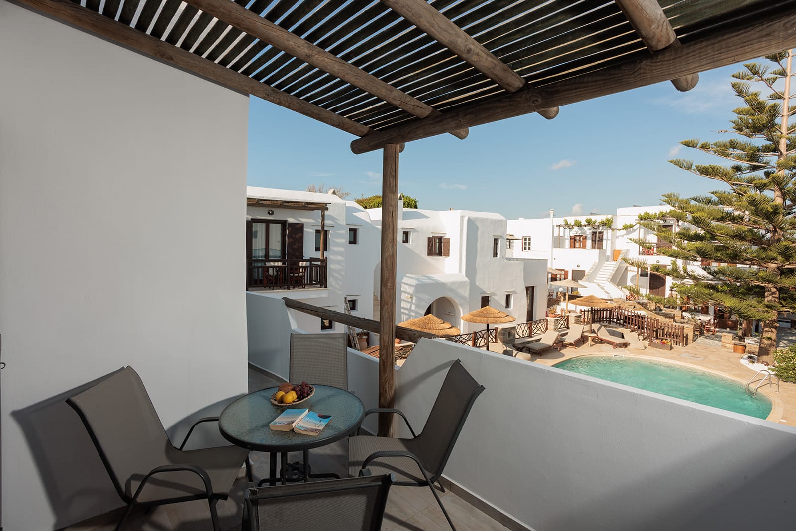 One-bedroom apartment with pool view
